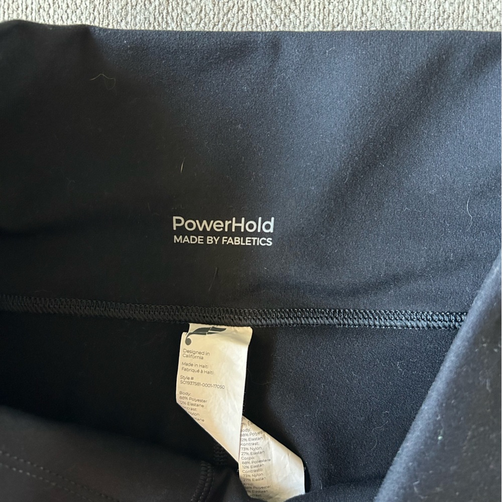 Fabletics bike shorts
